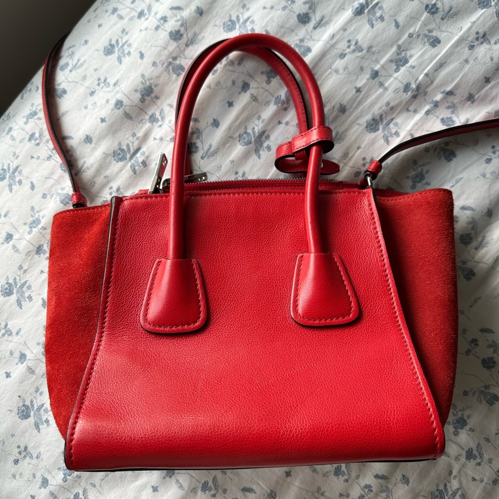 Prada Glace Calf Twin Pocket Tote- Pristine Condition - Picture 3 of 5